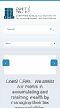 Mobile Screenshot of coetandcoet.com